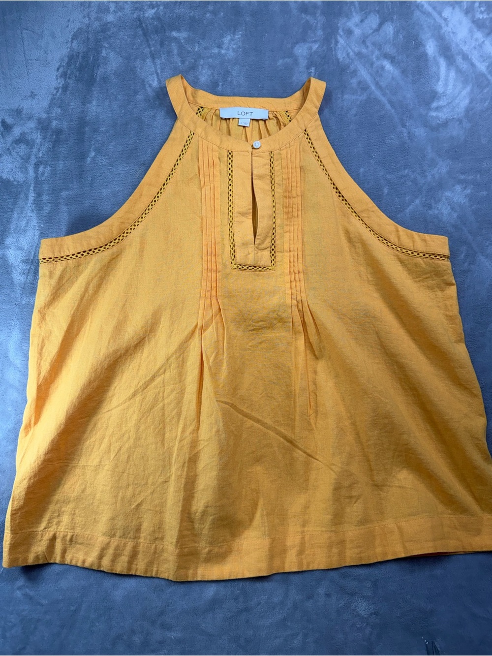 100% Cotton LOFT Women’sTop Blouse Summer Beach Party Guest L
